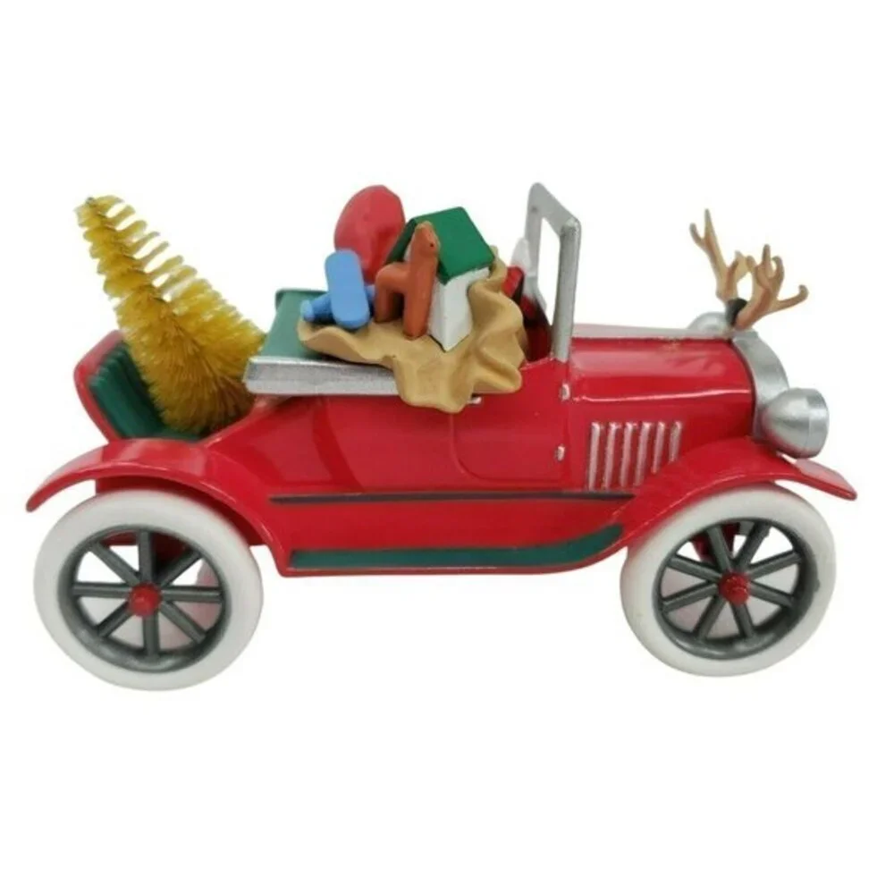 Hallmark 1991‎ Here Comes Santa 13th Antique Car Ornament Model A Auto Vintage